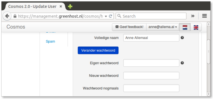 instellingen-mailaccount-verander wachtwoord